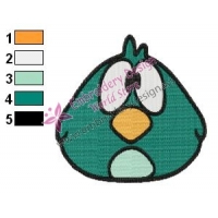 Sleepy Bird Embroidery Design